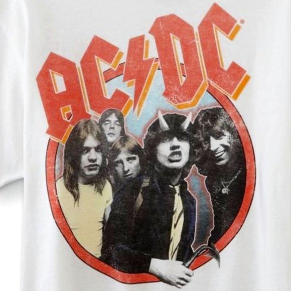 AC/DC Highway to Hell Logo metal rock Official T-Shirt XL NWT - Picture 3 of 3